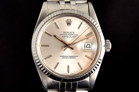 Rolex datejust ghiera oro bianco 